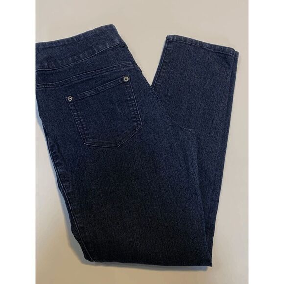 Chico's So Slimming Women's Straight Cut Jeans Hidden Waistband - Picture 1 of 9